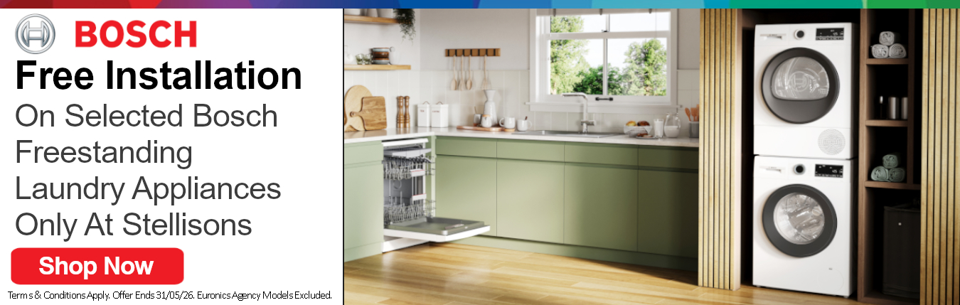 Bosch Free Freestanding Laundry Installation