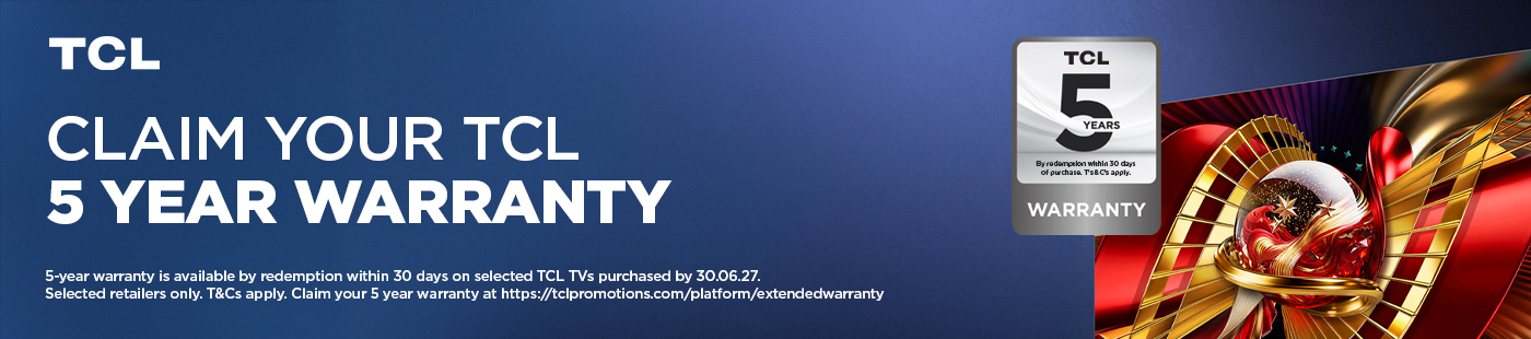 TCL 5 Year Warranty