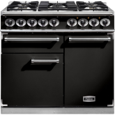 Falcon Deluxe 1000 Dual Fuel Black/Chrome F1000DXDFBL/CM
