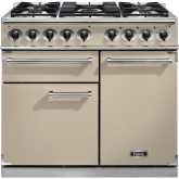 Falcon Deluxe 1000  Dual Fuel Cream/Chrome F1000DXDFCR/CM