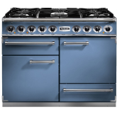 Falcon Deluxe 1092 Dual Fuel China Blue/Nickel F1092DXDFCA/NM