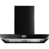 Falcon 1090 Contemporary Hood Black/Chrome FHDCT1090BL/C