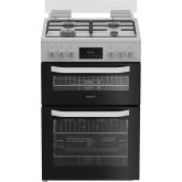 Hotpoint HDG6GDCW Freestanding Gas Cooker
