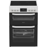 Hotpoint HTE6VDCW Freestanding Electric Cooker