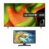 LG OLED77B56/24KIT OLED77B5624KIT 77" 4K OLED Smart TV with 24" HD Ready TV Monitor