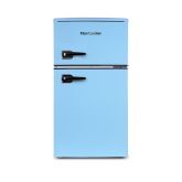 Montpellier MAB2035EPB 45.3cm Low Frost Undercounter Mini Retro Fridge Freezer -  Pastel Blue