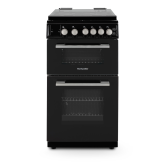 Montpellier MDOG50LK 50cm Double Oven Gas Cooker with Gas Hob - Black