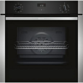 NEFF B1ACE4HN0B Electric CircoTherm Single Oven Oven - BLACK/STEEL