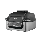 ninja AG301UK Foodi Health Grill & Air Fryer - Black/Stainless Steel