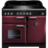 Rangemaster Classic Deluxe 100 Induction Cranberry/Chrome CDL100EICY/C