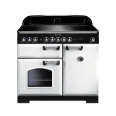 Rangemaster Classic Deluxe 100 Induction White/Chrome CDL100EIWH/C