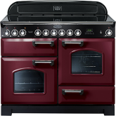 Rangemaster Classic Deluxe 110 Ceramic Cranberry/Chrome CDL110ECCY/C