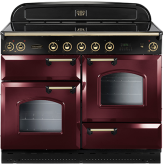 Rangemaster Classic Deluxe 110 Induction Cranberry/Brass CDL110EICY/B