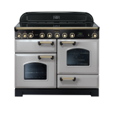 Rangemaster Classic Deluxe 110 Induction Royal Pearl/Brass CDL110EIRP/B