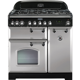 Rangemaster Classic Deluxe 90 Dual Fuel Royal Pearl/Chrome CDL90DFFRP/C