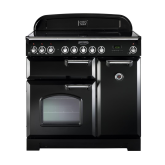 Rangemaster Classic Deluxe 90 Ceramic Black/Chrome CDL90ECBL/C 