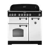 Rangemaster Classic Deluxe 90 Ceramic White/Chrome CDL90ECWH/C