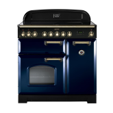 Rangemaster Classic Deluxe 90 Induction Blue Brass CDL90EIRB/B