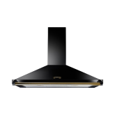 Rangemaster Classic 90 Black/Brass Rail CLAHDC90BB/
