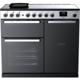 Rangemaster EDDL100EIGBLK/CM1 15812 Edge Deluxe 100 Ind Blk Gloss Chrome