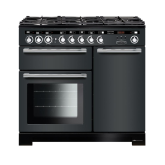 Rangemaster Encore Deluxe 100 Dual Fuel Slate/Chrome EDL100DFFSL/C