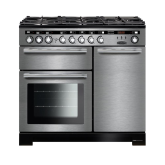 Rangemaster Encore Deluxe 100 Dual Fuel Stainless Steel/Chrome EDL100DFFSS/C