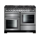 Rangemaster Encore Deluxe 110 Dual Fuel Stainless Steel/Chrome EDL110DFFSS/C