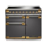 Rangemaster ELS100EISL/AB 135270 Elise 100 Ind Slate Antique Brass
