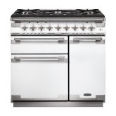 Rangemaster Elise 90 Dual Fuel White ELS90DFFWH/