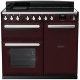 Rangemaster ESDL100EIPBOR/CM1 15115 Estel Deluxe 100 Ind Bordeaux Chrome