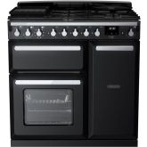Rangemaster ESDL90DFPGBL/CM1 14976 Estel Deluxe 90 DF Gloss Blk Chrome