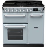 Rangemaster ESDL90DFPMSB/CM1 14981 Estel Deluxe 90 DF Misty Blue Chrome