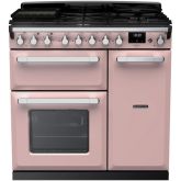 Rangemaster ESDL90DFPPPK/CM1 14982 Estel Deluxe 90 DF Pale Pink Chrome