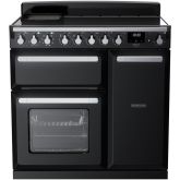 Rangemaster ESDL90EIPGBL/CM1 15027 Estel Deluxe 90 Ind Gloss Blk Chrome