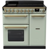 Rangemaster ESDL90EIPMNT/AB1 18059 Estel Deluxe 90 Ind Mint Antique Brass