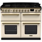 Rangemaster ESDLB110DFPPCR/AB1 18146 Estel Deluxe BC 110 DF Pale Cream Antique Brass