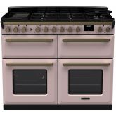 Rangemaster ESDLB110DFPPPK/AB1 18149 Estel Deluxe BC 110 DF Pale Pink Antique Brass