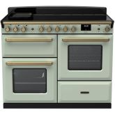 Rangemaster ESDLO110EIPMNT/AB1 18129 Estel Deluxe 110 Ind Mint Antique Brass