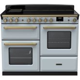 Rangemaster ESDLO110EIPMSB/AB1 18127 Estel Deluxe 110 Ind Misty Blue Antique Brass