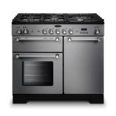 Rangemaster Kitchener 110 Gas Stainless Steel/Chrome KCH110NGFSS/C