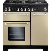 Rangemaster Kitchener 90 Dual Fuel Cream/Chrome KCH90DFFCR/C