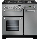 Rangemaster Kitchener 90 Dual Fuel Stainless Steel/Chrome KCH90DFFSS/C