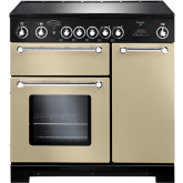 Rangemaster Kitchener 90 Ceramic Cream/Chrome KCH90ECCR/C