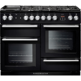 Rangemaster Nexus 110 Dual Fuel Black/Chrome NEX110DFFBL/C