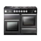 Rangemaster Nexus Steam Oven 110 Dual Fuel Slate/Chrome NEX110SODFFSL/C