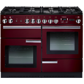 Rangemaster Professional Plus 110 Dual Fuel Cranberry/Chrome PROP110DFFCY/C