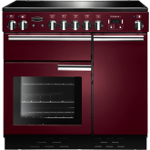 Rangemaster Professional Plus 90 Ceramic Cranberry/Chrome PROP90ECCY/C