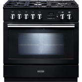 Rangemaster Professional Plus FX 90 Dual Fuel Black/Chrome PROP90FXDFFGB/C