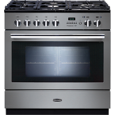 Rangemaster Professional Plus FXP 90 Dual Fuel Stainless Steel/Chrome PROP90FXPDFFSS/C