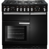 Rangemaster Professional Plus 90 Gas Black/Chrome PROP90NGFGB/C